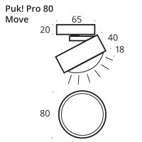 PUK! Pro 80 Move - anthrazit matt