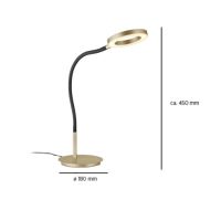 Tischleuchte Tessa-T-Flex - effekt bronze - sz