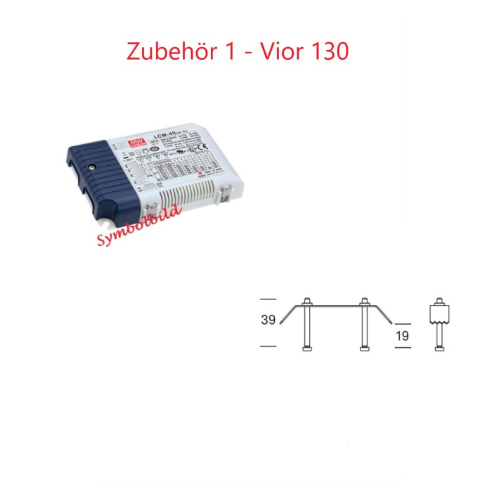 Zubehör 1 - Vior 130 (Auswahl)