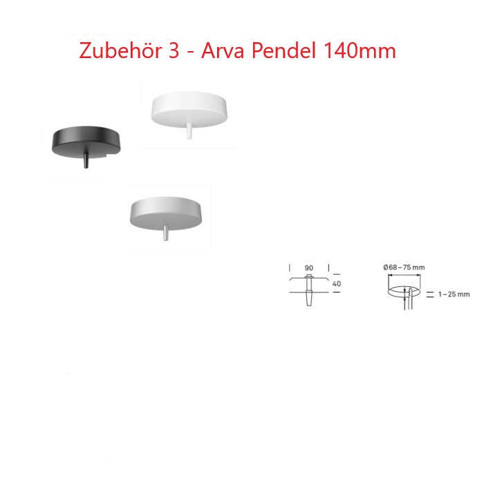 Zubehör 3 - Arva Pendel 140 (Auswahl)