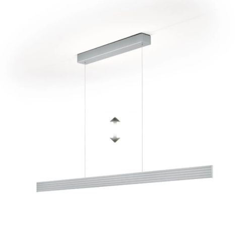 Fara 152cm EasyLift up-/down mattnickel
