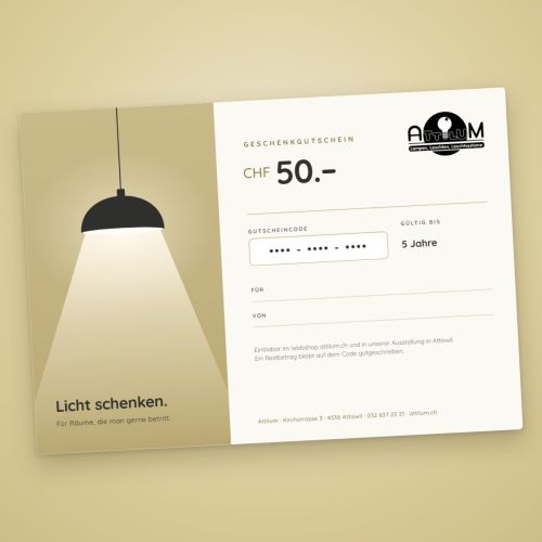 Geschenkgutschein CHF 50.–