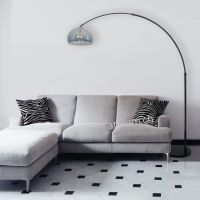 Bogenstehleuchte Sparkled light weiss matt