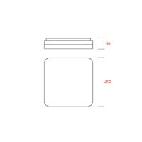 Slice Square 210 weiss