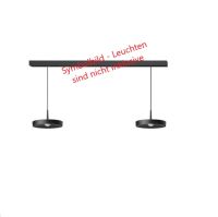 Tragschiene 2 Pendel Dim. schwarz RAL9005