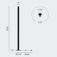 Ypsilon - schwarz - 2700K - TD