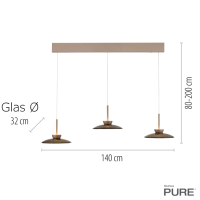 PURE Moon 3fg - bronce (Auswahl)