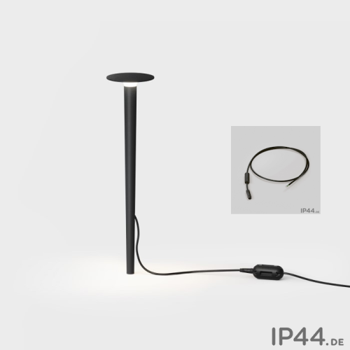 IP44.de lix spike earth connection - schwarz - Produktbild
