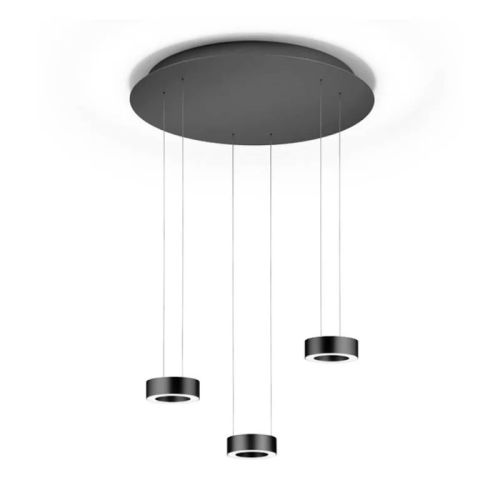 Zera Rondo graphit anthrazit - Diff. Acryl weiss