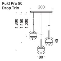 PUK! Pro Drop Trio 80 - black Edition