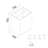 Dova L - schwarz 2700K - DIM