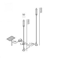 reed solar set - schwarz (Auswahl)