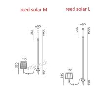 reed solar L schwarz
