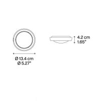 Nautilus Spot schwarz 3000K