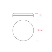 Slice Circle 270 silber dim.