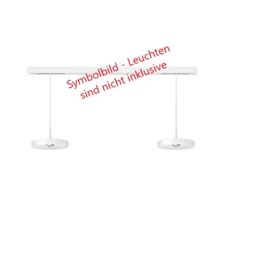 Tragschiene 2 Pendel DALI dim. weiss RAL9003