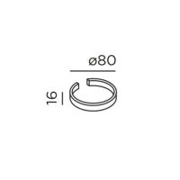 shot Ring - cool braun