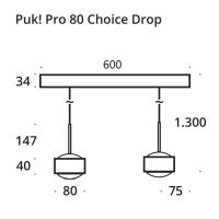 PUK! Pro Choice 80 Drop 2fg. - white edition