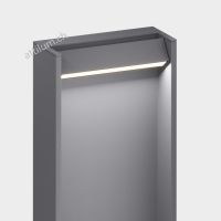 slat 70 bollard - space grey