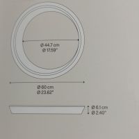 Tidal 60 Chanpagner matt 2700K