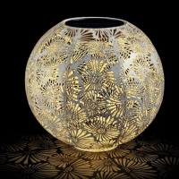 STT, Solarleuchte, Ball Blossom antic - Globe Blossom antic, SOL-025-66, SOL-060-66