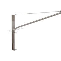 Wand Ausleger Classy Stahl gebürstet