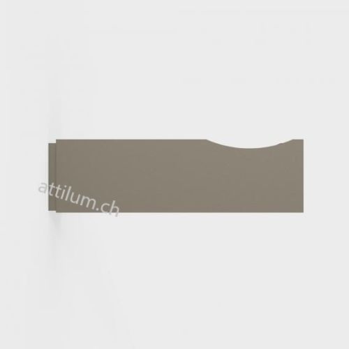 shot Wand Halterung - cool braun