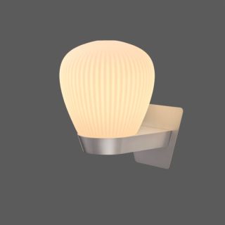 Plissee W - alu matt - Wandleuchte