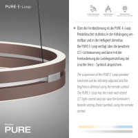 PURE E-Loop Ø 500 - dark-metal brown (Auswahl)