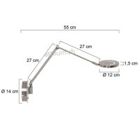 LED Wala Soleil schwarz