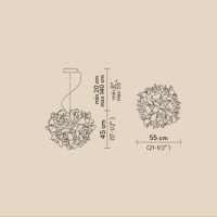 Veli Suspension L - Foliage