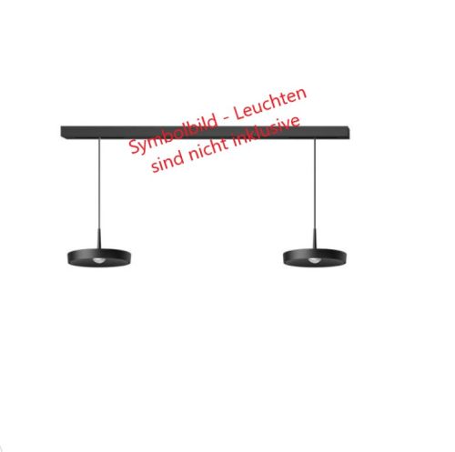 Tragschiene 2 Pendel Dim. schwarz RAL9005