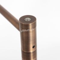LED Leseleuchte Retina bronce gebürstet