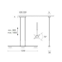 LET D 120 schwarz standard 3000K