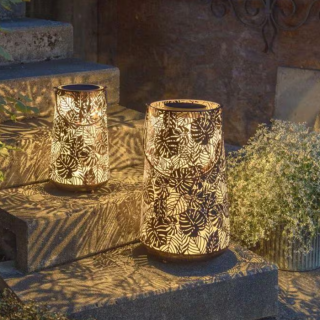 Solar Jungle Lantern 46cm - antic