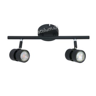 LED Spot Nastasja 2fg. schwarz