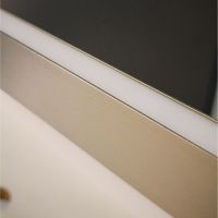 Lara L205cm EasyLift up-/down mattnickel