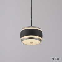 PURE Falling Rings 1fg. - black pearl - diamond (Auswahl)