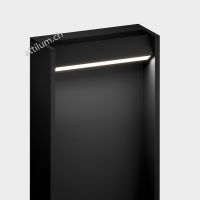 Slat 40 bollard - schwarz