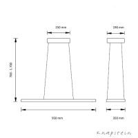 ELIN up-/down schwarz matt Easylift
