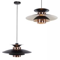 Potenza Pendel schwarz-kupfer