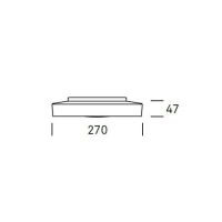 Kivo Aufbau 270mm weiss 2700K DALI dim. (Auswahl)