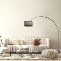 Bogenstehleuchte Sparkled light sz-matt