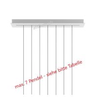 Schiene short S 90cm weiss RAL9010