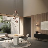 Sky-Fall Round large 2700K Smoke