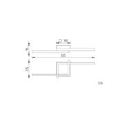 Deckenleuchte Frida-80 - schwarz matt