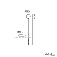 IP44, bal.4 spike, 93057-AN
