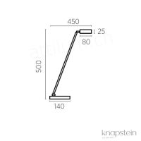 Tischleuchte Yori-T - effekt bronze