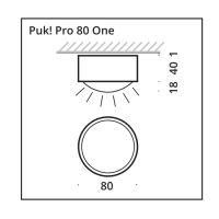 PUK! Pro ONE 80 - weiss matt
