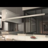 Linda 152cm EasyLift up-/down nickel matt